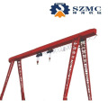 Single Girder Gantry Crane with Double Hoist Hot Sale in South America